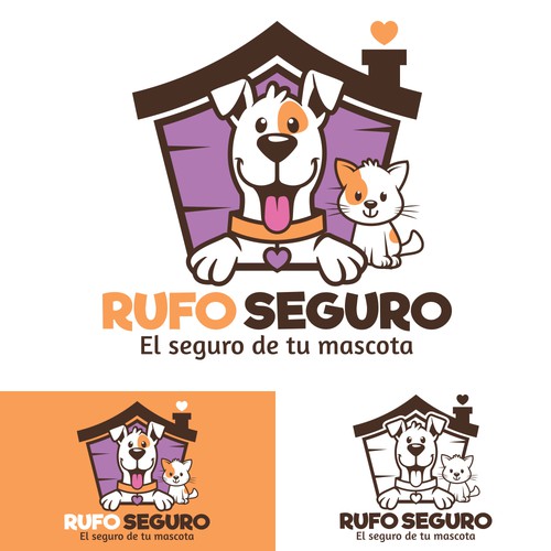 Logo for pet insurance company Design by Ñañel