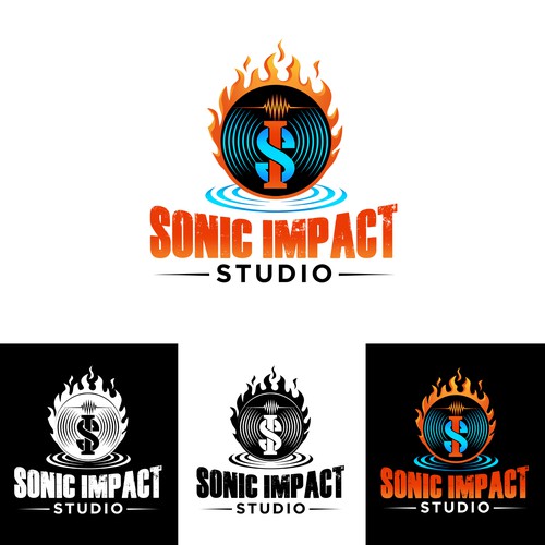 "Looking for a explosive logo that will make a Sonic Impact for a Recording Studio!" Design by PAIJO PETHEL