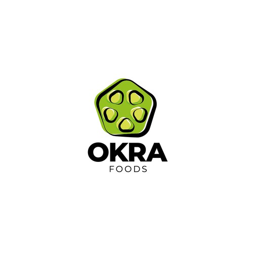 Okra inspired logo design Design by Mot®