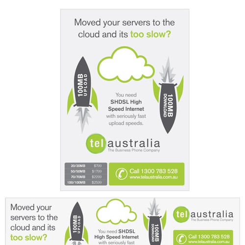 Telaustralia the Business Phone Company needs a new banner ad Design by BJarris