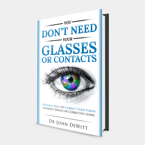 Natural Vision Correction Book Cover! Design by stojan mihajlov