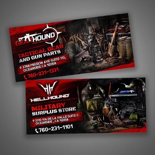 Military/Tactical Store Flyer Design Design by kristianvinz