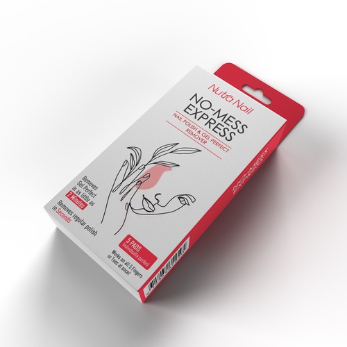 Nutra Nail Gel Remover Design by sougatacreative