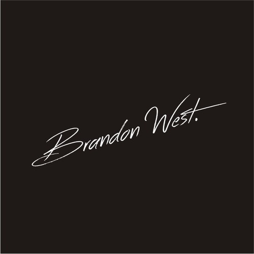 brandon west in signature cursive as a logo, Logo design contest
