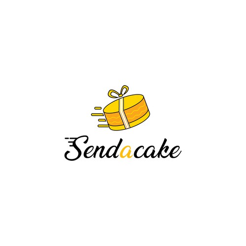 Send A Cake needs a gorgeous fun logo Design by MercClass