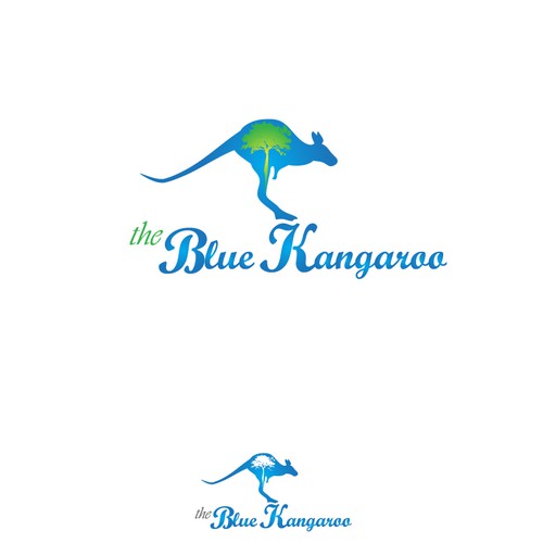 The Blue Kangaroo Cafe's quest for BRAND and Identity. Design by Tye.Haslip