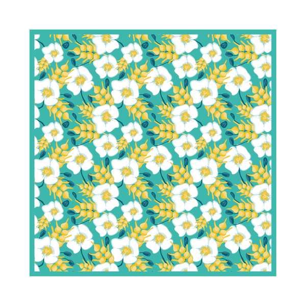 Floral Pattern for a scarf
