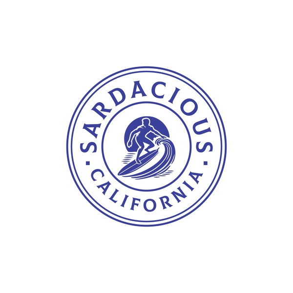 Sardacious California Surf Logo
