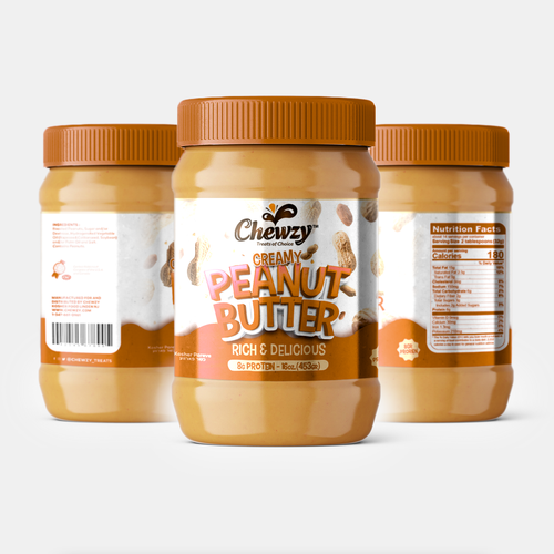 Peanut Butter Label Design by Martil Media