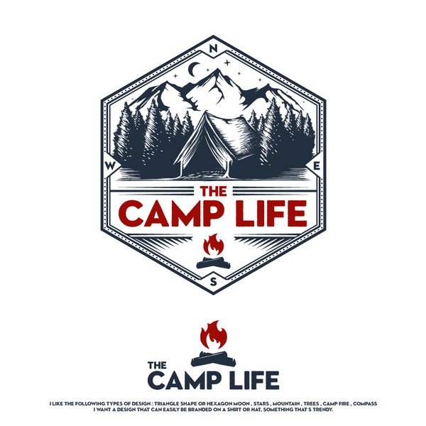 Camping Company Logo Design