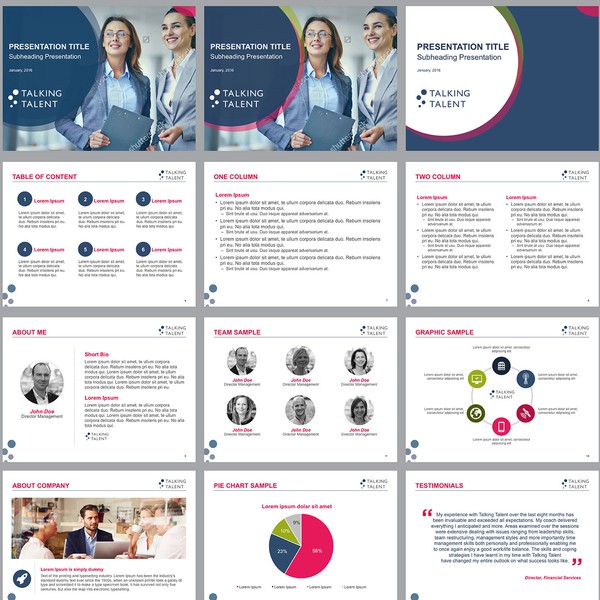 Diseño de Flatmilter titulado "Designing Inspiring and Fresh Powerpoint Template For Women's Career Progression Coaching Consultancy"