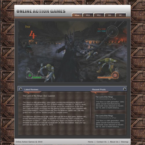1-3 Page Website Template Design von techsp123