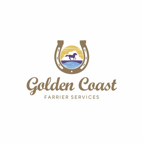 Golden Coast Farrier Services Design by tasa