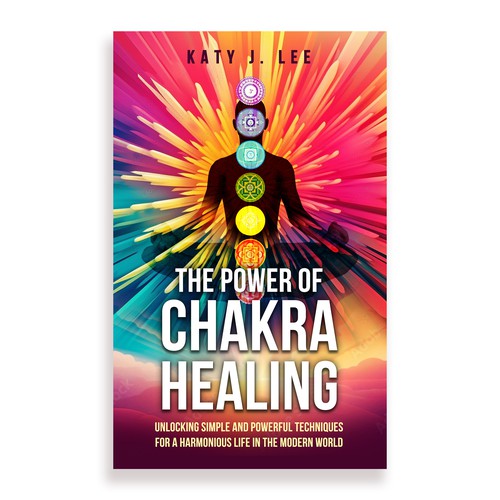 🔥🔥-=  UNIQUE CHAKRA HEALING KDP Ebook Cover =- 🔥🔥 Design by elQue.design