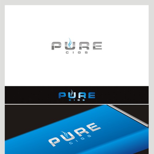 Create an updated logo design for PURE CIGS Design by BAY ICE 88