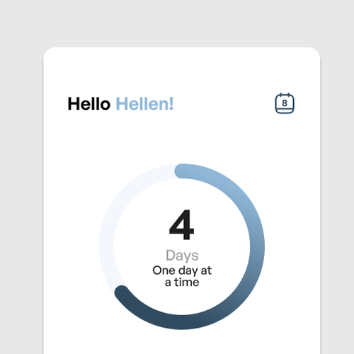 Porn Addiction Recovery Tracking App Design by Ángel Arias