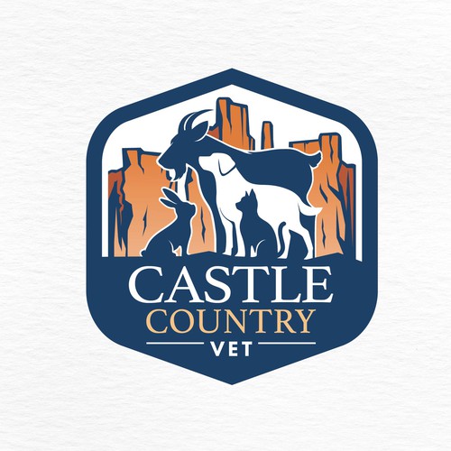"Veterinary clinic catering to many species" winning Logo design