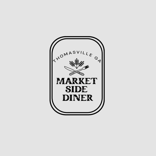 Vintage Farmers Market restaurant logo in South Georgia Design by Nana445