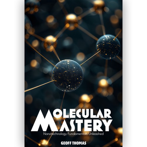 Create an eye-catching design for a first time author on the topic of nanotechnology. Design by RoundRectangles