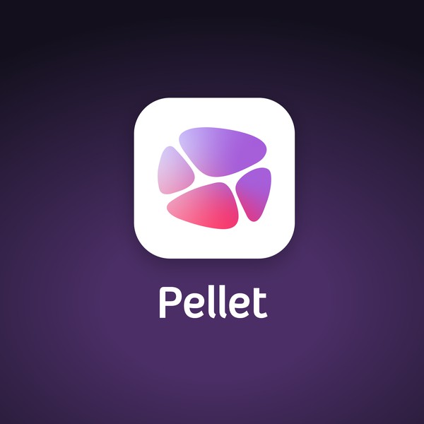 Pellet App logo design