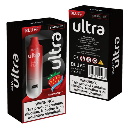 Vape packaging for a new more eco friendly vaping company Design by ted191 dexign