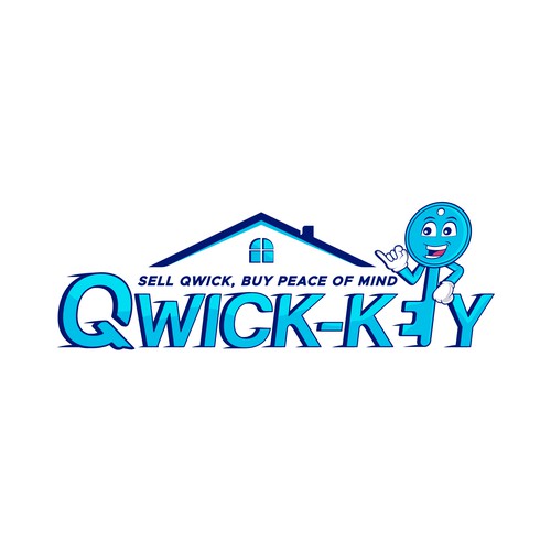 Create a cool character to represent the brand, Qwick-Key Design by Ngeriza