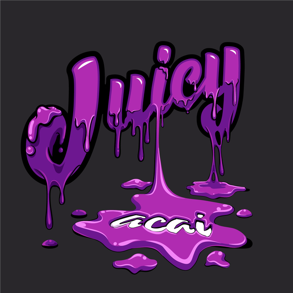 Cartoon dripping effect on Logo