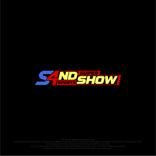 New Sand Sports Super Show Logo 2024 Design by javas_Tyo