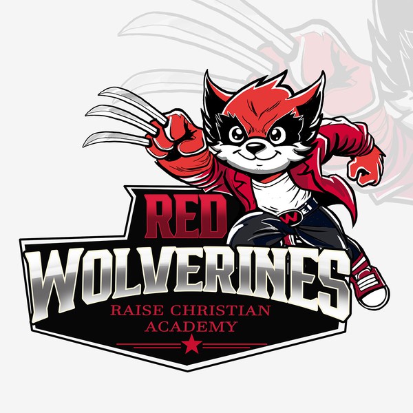 Red Wolverine RAISE CHRISTIAN ACADEMY 