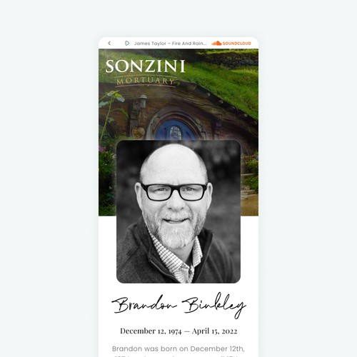 Obituary Page Design, help a family memorialize their loved one Design by Solomia