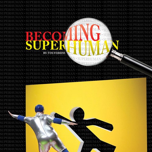 "Becoming Superhuman" Book Cover Diseño de -WhengRex-