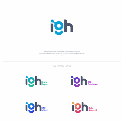 Redesign / Relaunch: Digital data processing Brand incl. sub-brands Design by lildazzle™