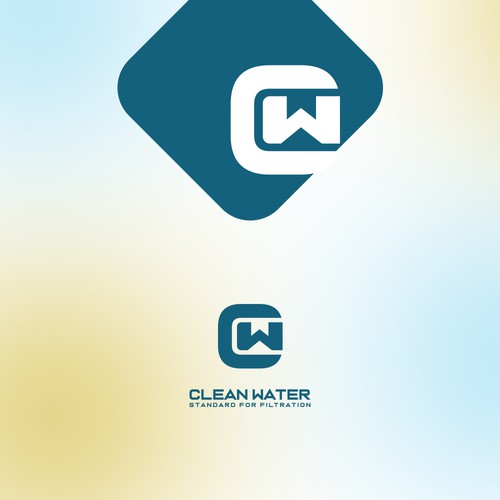 Simple Clean Logo for Water Filtration Company Design by VI Graphix