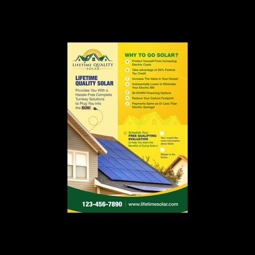 Solar Offer Page for Roofing Customers Design by era@Design