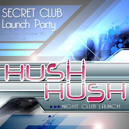 Exclusive Secret VIP Launch Party Poster/Flyer Design por Jesse Radford