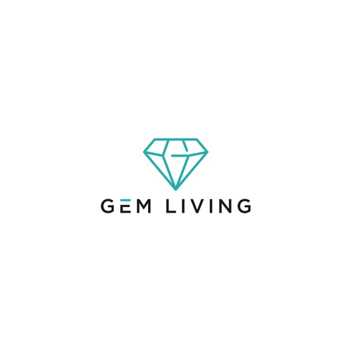 Geometrical, minimalist, modern brand design for Gem Living Design by megawon®