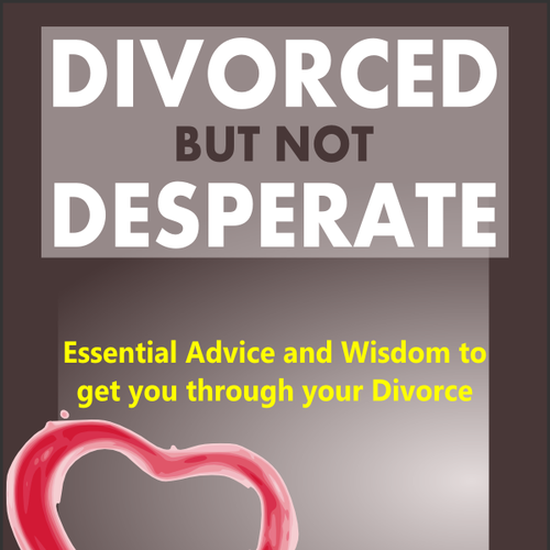 book or magazine cover for Divorced But Not Desperate Design by Yogtal