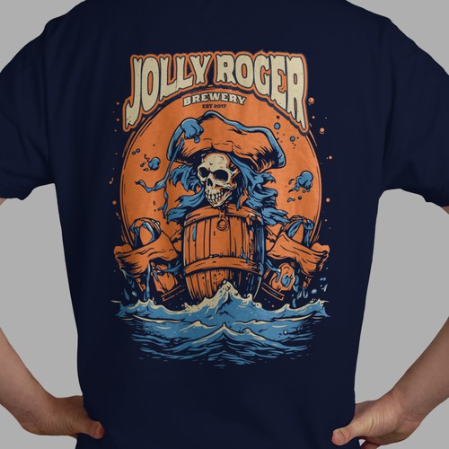 Raise the Jolly Roger!' Unisex Premium T-Shirt