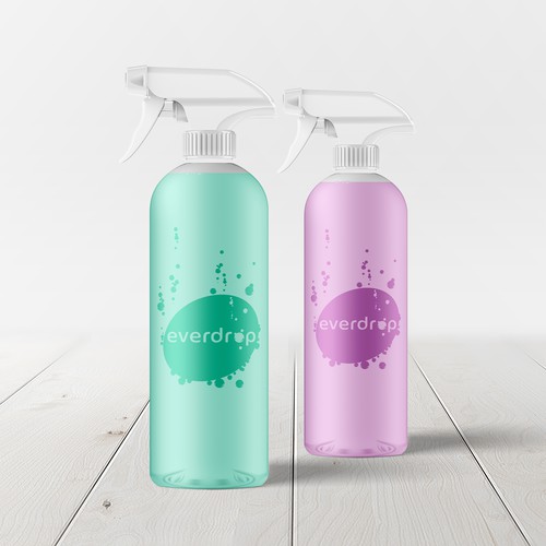 Design Premium Spray Bottle and Packaging for Cleaning Supplies por canyones