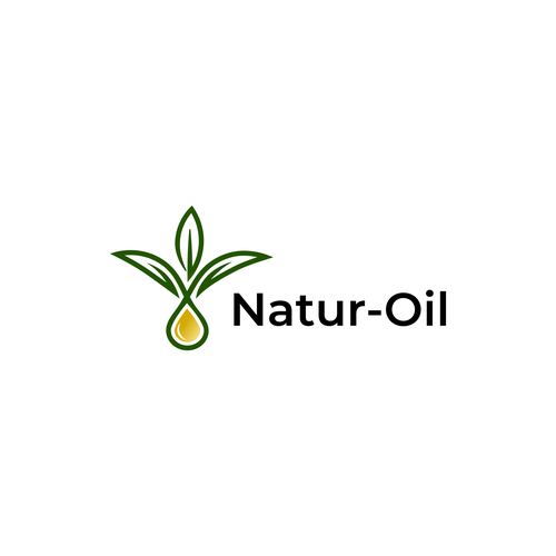 Logo representing bio based oil products. Design réalisé par Vinr99