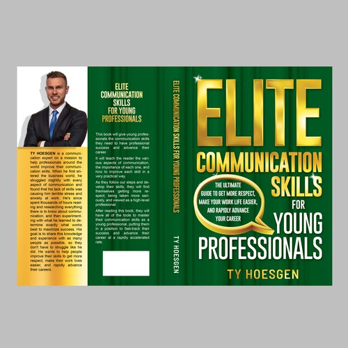 ELITE BOOK COVER for Communication Book - Target Audience is Young Professionals Hungry for Success Design by TRIWIDYATMAKA