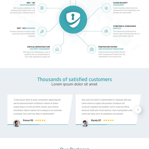 Landing page design contest entry by GKM Design