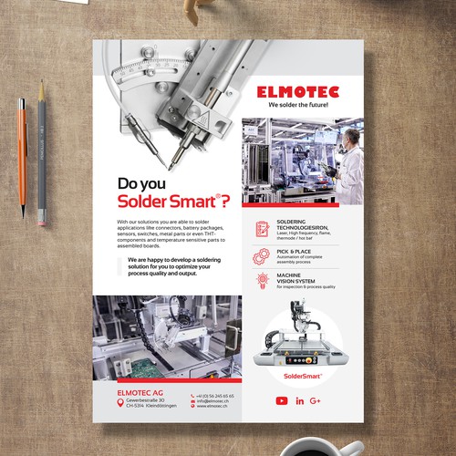 New one page advert - for robot Design by STMRM