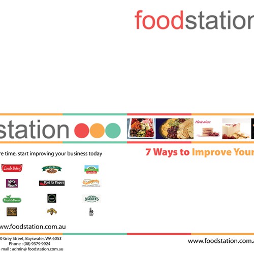 Create the next postcard or flyer for Foodstation Réalisé par V.M.74