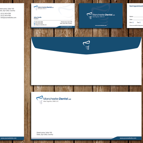 Designs | Dental stationary and business card | Stationery contest