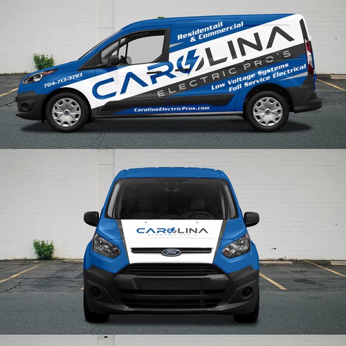 Van Wrap for Electrical Contractor Design by Duha™