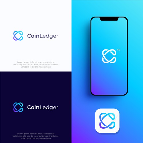 We need a new, powerful logo for our company rebrand to CoinLedger! Design by khris™