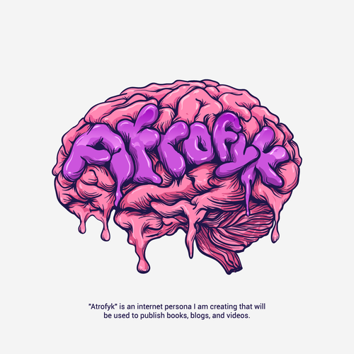 Help me melt brains with a logo representing my internet persona Design réalisé par jacondsign