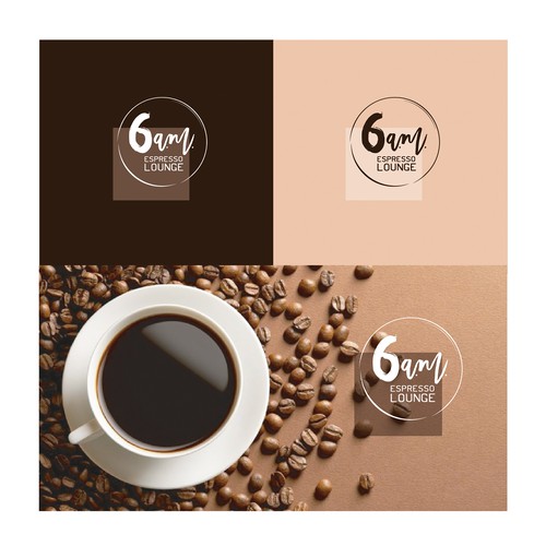 Design an enticing logo for 6 A.M. Espresso Lounge Design by LOLIALOVAdesign