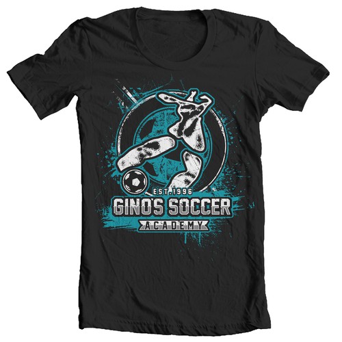 Unique Soccer Camp T-shirt design that kids 4-17 years old want to wear year round Design by G.T NINE